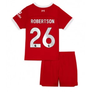 Liverpool Andrew Robertson #26 Dětské Domácí dres komplet 2023-24 Krátký Rukáv (+ trenýrky)